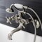 Kingston Brass KS226SN Wall Mount Tub Faucet with Hand Shower, Brushed Nickel KS226SN - alternate 6